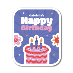 Adesivi <span class=keywords><strong>di</strong></span> <span class=keywords><strong>Buon</strong></span> <span class=keywords><strong>Compleanno</strong></span> <span class=keywords><strong>Animati</strong></span> con <span class=keywords><strong>Auguri</strong></span> Personalizzati e Design Fotografico Estetico per Adulti - Product Image 2