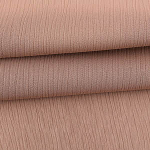 Высококачественный мягкий креп с зумом из 100% полиэстера, шифоновый корейский трикотаж, мусульманский женский абайский хиджаб, ткань для платья - Product Image 2