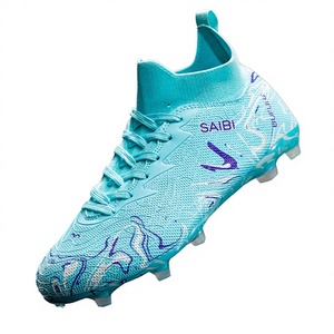 Zapatos de Fútbol Profesionales Unisex AG con Tacos Largos para Verano, Otoño e Invierno, con Agarre Fuerte, Antideslizantes, Forro de Malla, Parte Superior de PU, Entresuela de TPU - Product Image 3