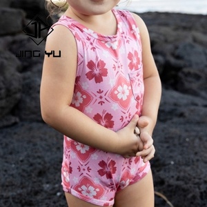 Manufacturer Design Toddler Swimwear Recycled Polyester Kids Swimwear Custom Printed One Piece Swimsuit Girls - Product Image 2