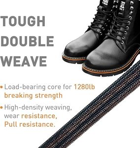 Cordon tressé UHMWPE 4 mm haute résistance, résistant aux coupures, léger, pour lacets, emballage, ligne de tirage de tente, camping, extérieur - Product Image 4