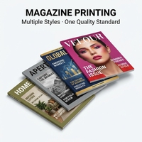 Service d'impression de magazines en gros personnalisé, tous types d'impression en gros, magazines de mode, reliure parfaite