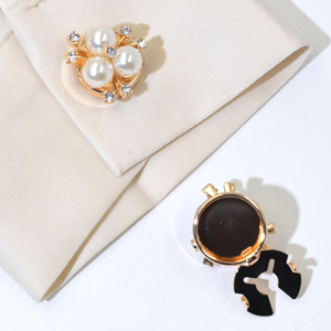 Jfrb099 Mới Lớn Hoa Thời Trang Nút Bìa Khuy Măng Sét Đồ Trang Sức Thời Trang Rhinestone Nút Bao Gồm Cho Phụ Nữ Áo Sơ Mi - Product Image 4