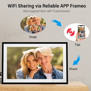 Frameo WiFi Digital Picture Frame With 32G <b>Memory</b>, 15.6" Smart IPS Touch Screen Digital Photo Frame,Share Photos Videos Remotely - Product Image 3