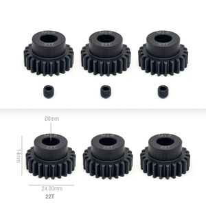 M1 Chromium Gear 8MM 13T - 49T Inner Hole Hardware Gears for Motor shaft 1/5 1/6 <b>RC</b> Cars Metal Toy Spare Part - Product Image 5