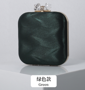 Bolso <span class=keywords><strong>de</strong></span> mano con hebilla incrustada <span class=keywords><strong>de</strong></span> diamante para cena, elegante, elegante, fácil <span class=keywords><strong>de</strong></span> combinar - Product Image 3