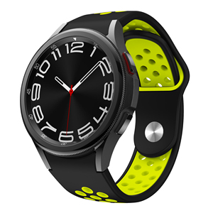 Double couleurs Designer pour <span class=keywords><strong>Samsung</strong></span> Galaxy <span class=keywords><strong>Watch</strong></span> 4 <span class=keywords><strong>5</strong></span> 6 7 Series Universal 20mm Sport Smart Silicone <span class=keywords><strong>Watch</strong></span> Wristband Bracelet Belt - Product Image 3