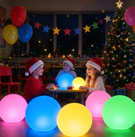 Boule LED géante RGB à changement de couleur avec télécommande, prix d'usine, pour intérieur/extérieur, lumières décoratives de Noël
