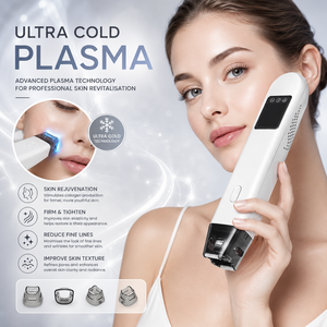 Stylo à plasma ultra-froid <span class=keywords><strong>T33</strong></span> pour la revitalisation de la peau, appareil professionnel de soin de la peau au plasma avec 4 embouts interchangeables pour usage en salon - Product Image 2