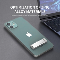 Support de téléphone portable de haute qualité en alliage de zinc, réglable en hauteur, base rotative, anti-corrosion et portable, pour usage au bureau