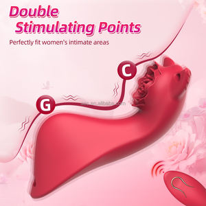 Sacknove Vrouwelijke Draagbare Persoonlijke Mini Vibrerende Liefde Ei Waterdichte Bloem Vlinder Kanten Panty Vibrator Met Afstandsbediening - Product Image 3