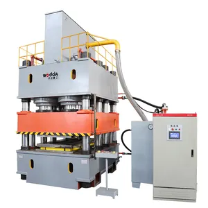 Full-Automatic Hydraulic Melamine Embossing Door Skin Hot Press Machine