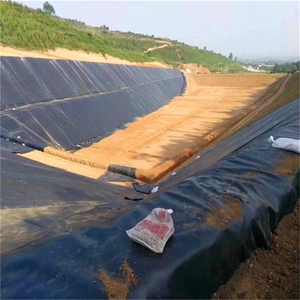 Geomembrane hdpe 1.5 מ "מ gm13 סטנדרטי 0.5 מ" מ שחור hdpe אניה סכר geomembrane לחקלאות ימית - Product Image 6