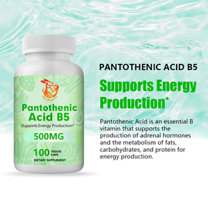 Wholesale Price Pantothenic Acid B5 Capsule with Pantothenic Acid Supplement Support Energy Production Energy Metabolism Capsule - Product Image 5