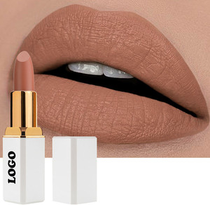 <span class=keywords><strong>Rossetto</strong></span> Opaco a Lunga Durata, Idratante, Impermeabile, con Etichetta Privata Personalizzata, Tubo <span class=keywords><strong>Bianco</strong></span>, Vendita all'Ingrosso - Product Image 2