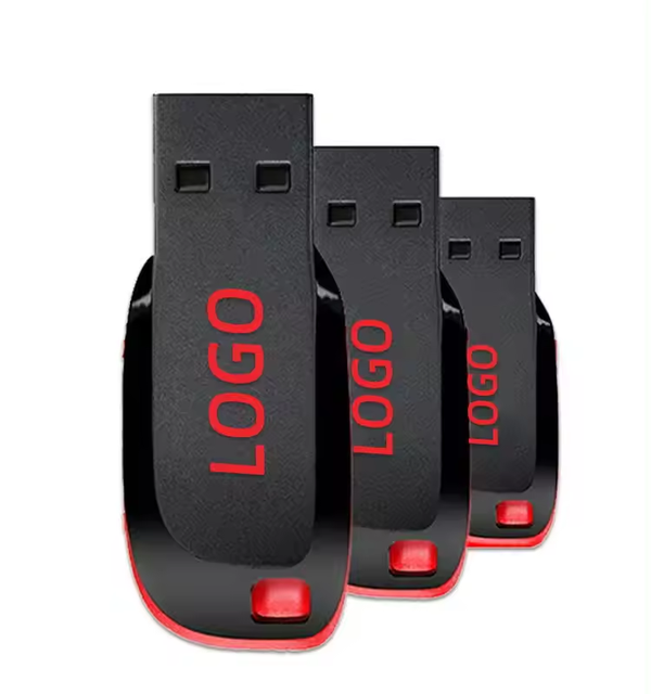 Hot Sale 64GB Mini USB Flash Drive Customized Logo Memory Stick Factory Wholesale Plastic Thumb Drive Bulk USB 2.0 Interface