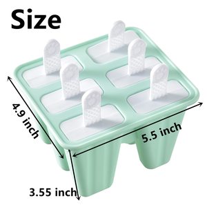 Molde de silicona para paletas de helado con logo personalizado 2024, sin BPA, flexible, herramientas para congelar helados, ¡el más vendido! - Product Image 4