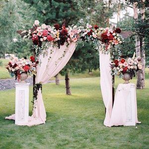 Rbeifeng — fleurs artificielles personnalisées, décorations de <span class=keywords><strong>mariage</strong></span>, <span class=keywords><strong>bordeaux</strong></span> - Product Image 6