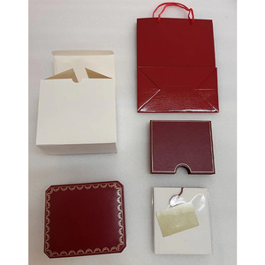 Custom Logo Red Leather Luxury <b>Watch</b> Box New Design Custom <b>Watch</b> <b>Case</b> with Gift Packaging for <b>Watches</b> - Product Image 6