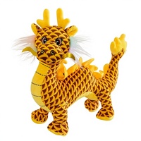 Peluche Dragon du Nouvel An Chinois, jouet en peluche doux, rembourrage en coton PP, 30 cm, décoration de fête unisexe
