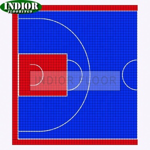 Suelo Deportivo de Baloncesto de PP, Baldosas de Suelo Deportivo de Baloncesto Encajables de PP, Mongolia - Product Image 6