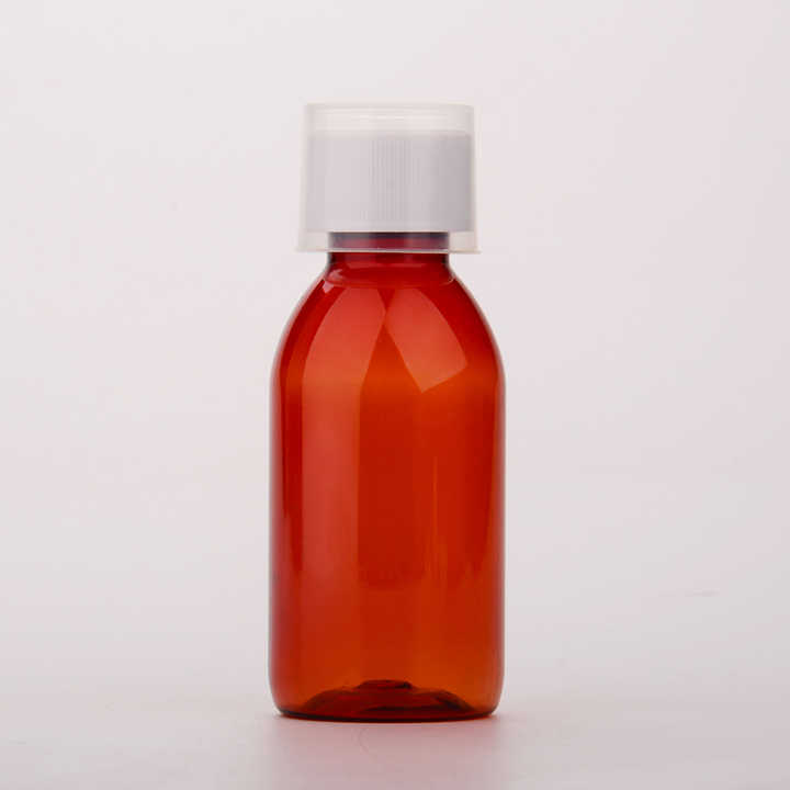 Medical Set PET 120ml Cough Syrup Medicine Bottle With CRC Childproof ...