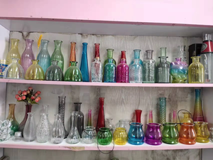 180ml frutta pera a forma di zucca vernice in <span class=keywords><strong>vetro</strong></span> colorato portacandele in cera barattolo con manico in metallo a cerchio oscillante per le vacanze - Product Image 6