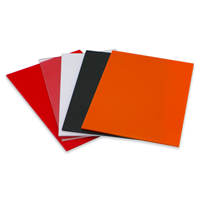 Plaque acrylique PMMA de couleur jaune 1220*2440mm 1000x2000mm
