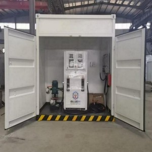 Réservoir de stockage de carburant diesel en acier inoxydable avec pompe à carburant, station de ravitaillement mobile portable pour les sites miniers et de construction 220V/380V - Product Image 3