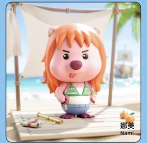 Figurine mystère en boîte surprise de la collaboration OP X Loopy, 6 personnages Luffy Nami Chopper Sanji Zoro <span class=keywords><strong>Usopp</strong></span>, PVC/ABS 80mm - Product Image 2