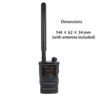 Détecteur UAV portable de taille mini, spectre complet, 300 MHz-6 GHz, 12 heures d'autonomie, avec alarme silencieuse par casque
