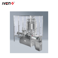 Ligne de production automatique de machine de remplissage de lavage de solution de bouteille en verre IV