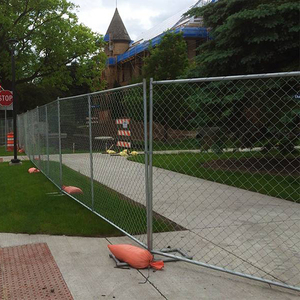 Tùy chỉnh dễ dàng lắp ráp di động di động ngoài trời không thấm nước nhúng nóng kim loại mạ kẽm tấm hàng rào tạm thời - Product Image 4