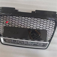 Veidt Convient pour Audi TT 06-15 Modification de calandre non marquée Grille TTRS Maille complète Nid d'abeilles Quatre roues motrices Masque