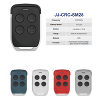 Ouvre-porte noir SM28 433mhz Télécommande sans fil 4 boutons