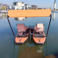 Vélo aquatique gonflable pour adultes, vélo à pédales flottant, bateau à pédales, vélo aquatique à vendre avec planche à pagaie