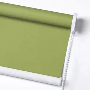 Venta al por mayor diy persianas verde-Cortinas opacas modernas hechas en china, persianas enrollables hechas en china, para ventana, ducha, baño, color negro