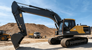 Тяжелый экскаватор EC200E, усилие на тяговую штангу 178 кН, высота кабины 2915 мм, гусеничные накладки 600 мм - Product Image 2