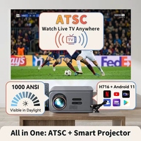 Mini projecteur portable natif 1080P, Android 4K Full HD, nouveau projecteur d'écran extérieur USB, cinéma maison, téléphone portable 5G