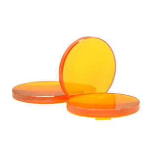 Lente Convexa Dupla CVD ZnSe de Alta Performance 20mm 45mm Distância Focal 2.7mm Espessura Precisão de Superfície 1/4 Lambda Infravermelho CO2 - Product Image 1