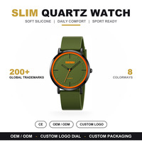 Montres sportives à quartz colorées en plastique, étanches, de marque Skmei 2050, produits phares
