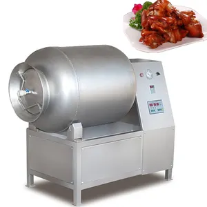3-year warranty 50L-2500L Automatic Chicken Meat Marinating Machine Meat Vacuum Tumbler for Meat Processing Plant
