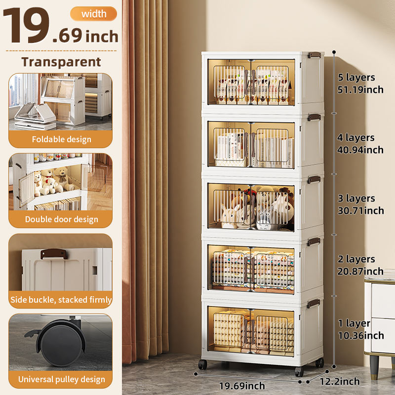 Transparente 50cm-Plegable