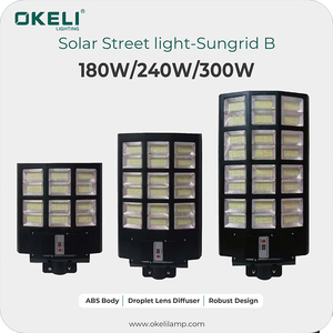 Best 180W Decorative Powerful Abs <strong>Solar</strong> Street Light 240W 300W Street Light <strong>Solar</strong> Big <strong>Watt</strong> All in One <strong>Solar</strong> Street Light - Product Image 2
