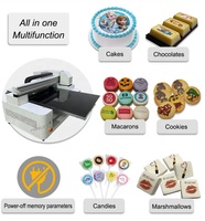 Imprimante à jet d'encre alimentaire tout-en-un FNINKJET A2 avec tête XP600, imprimante d'étiquettes automatique pour gâteaux, bonbons, biscuits, fondant, M&Ms