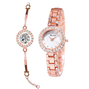 Wholesale Elegant Women Gift <strong>Set</strong> Crystal Bracelet Quartz <strong>Watch</strong> <strong>Set</strong> - Product Image 6