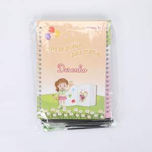 X38 Paquete de 4 Cuadernos de Caligrafía Reutilizables en <span class=keywords><strong>Portugu</strong></span>é<span class=keywords><strong>s</strong></span> para Niños en Edad Preescolar, Cuaderno Mágico para Practicar la Escritura - Product Image 6