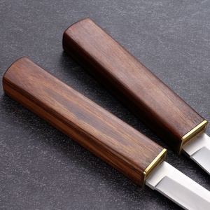 Cuchillo de Caza Doble Hoja Tanto y Punta, Combo 2 en 1, Acero Inoxidable, Mango de Madera DIY, Garantía OEM de 1 Año - Product Image 3