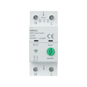 Protector de Riel DIN Inteligente KINEE WiFi VA para Hogar Inteligente, Interruptor Inteligente Ajustable de 2P 1-63A, CA 220/110V, con Monitoreo de Energía - Product Image 3