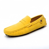 Sepatu Kasual Pria Klasik Original Penny Loafers Slip-On Flats Moccasins Nyaman Tren Fashion Fleksibel Kulit Sintetis